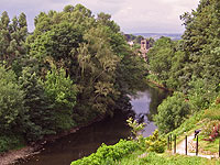 The riverside at Bingley